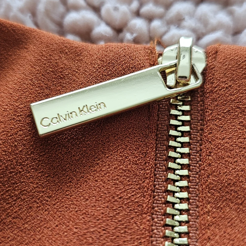 Calvin Klein Rust Midi Dress - Picture 6 of 9